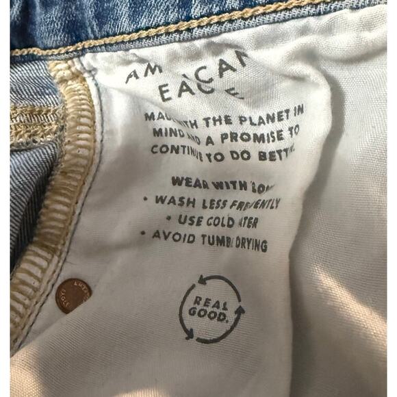 American Eagle Distressed Jeans, Ripped High Rise Stretch Denim, Plus Size 20 - Picture 8 of 8